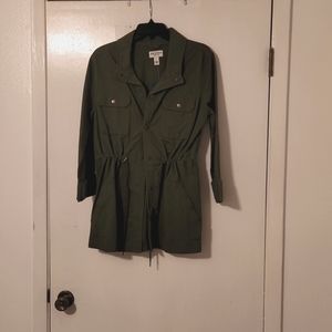 Never worn stylish Army Green Utility Jacket